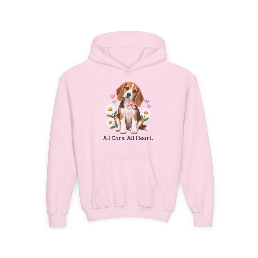 Daisy Darling Beagle — Girls’ Cozy Fleece Hoodie | Beagle People