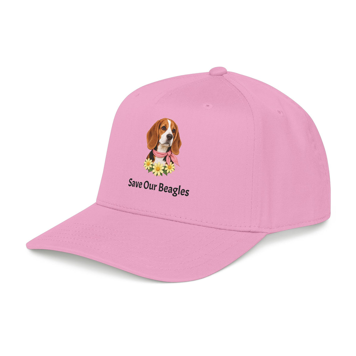 Save Our Beagles — Pink Baseball Cap | Beagle People