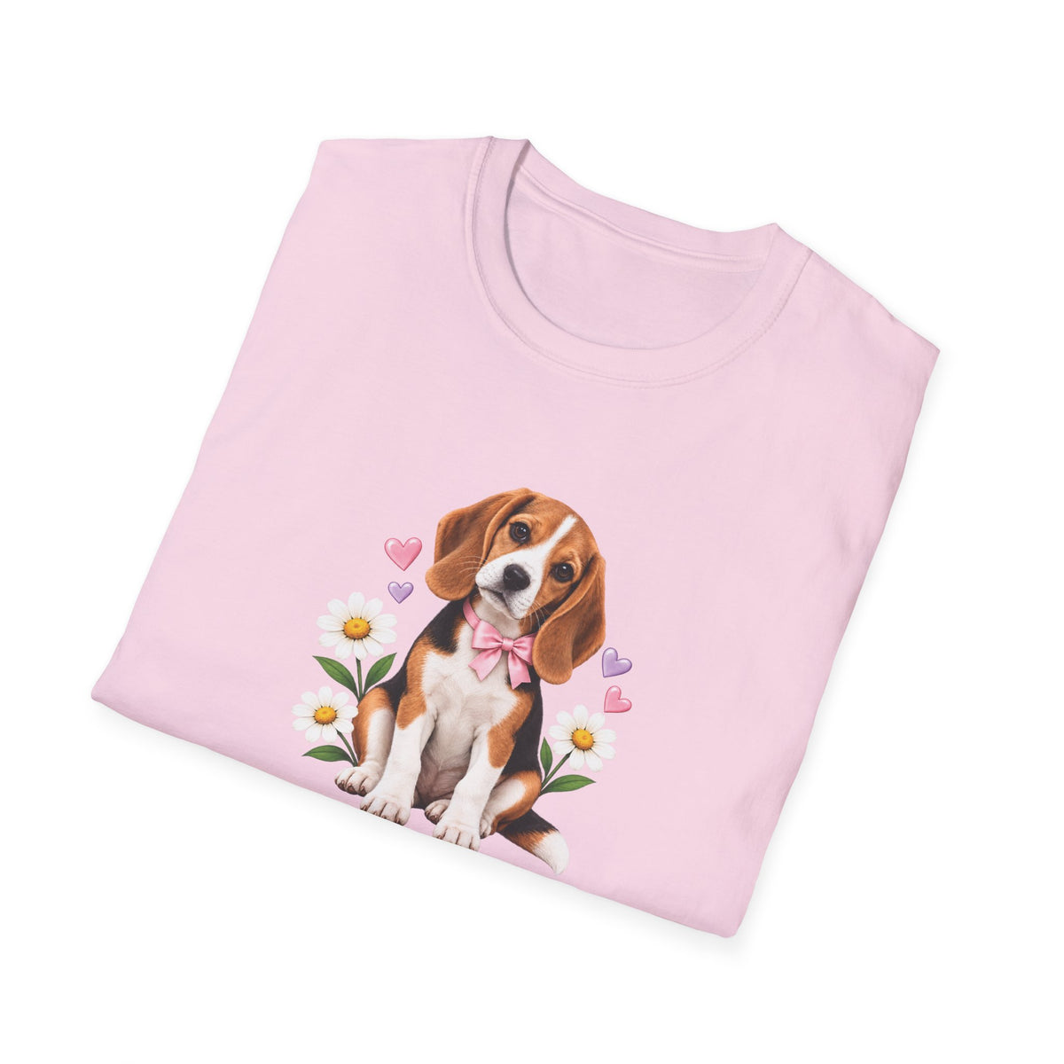 Daisy Darling Beagle — Women’s Softstyle Tee | Beagle People