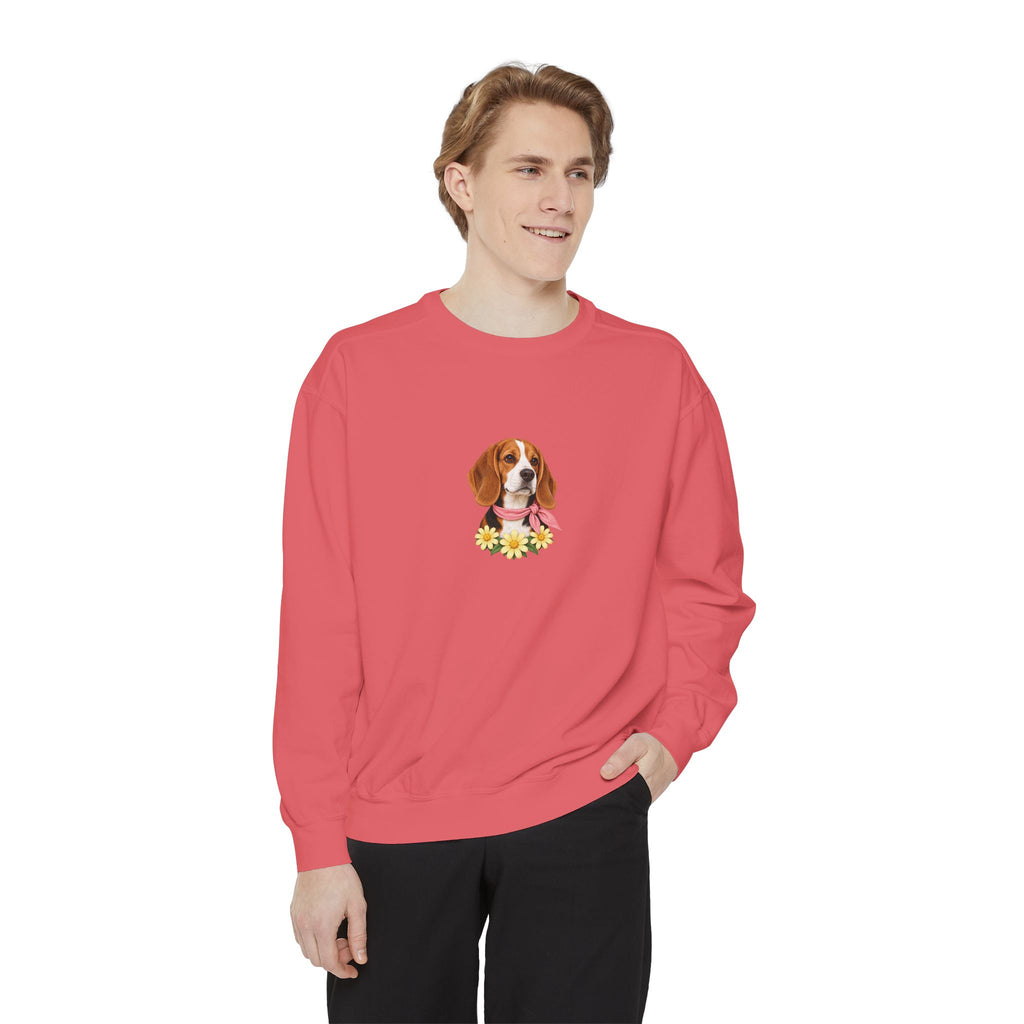 Sunshine Beagle — Premium Cotton-Blend Crewneck | Beagle People