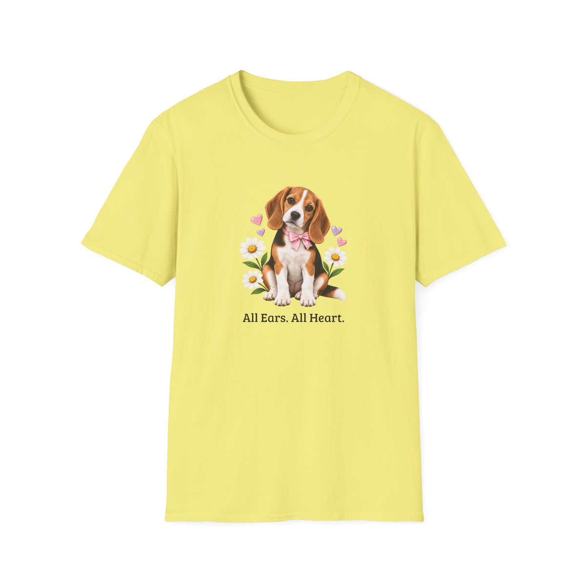 Daisy Darling Beagle — Women’s Softstyle Tee | Beagle People