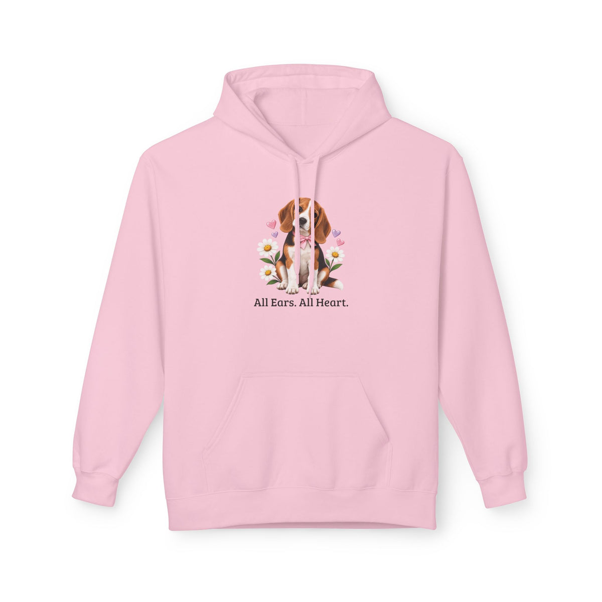 Daisy Darling Beagle — Women’s Softstyle Fleece Hoodie | Beagle People