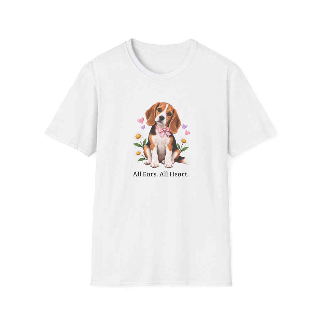 Daisy Darling Beagle — Women’s Softstyle Tee | Beagle People
