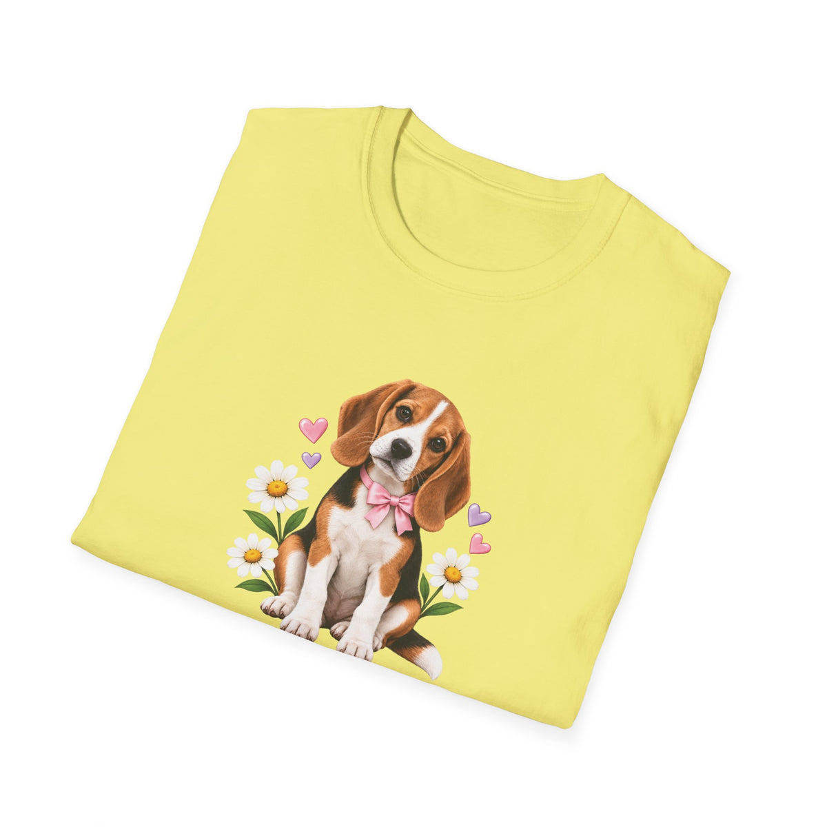 Daisy Darling Beagle — Women’s Softstyle Tee | Beagle People