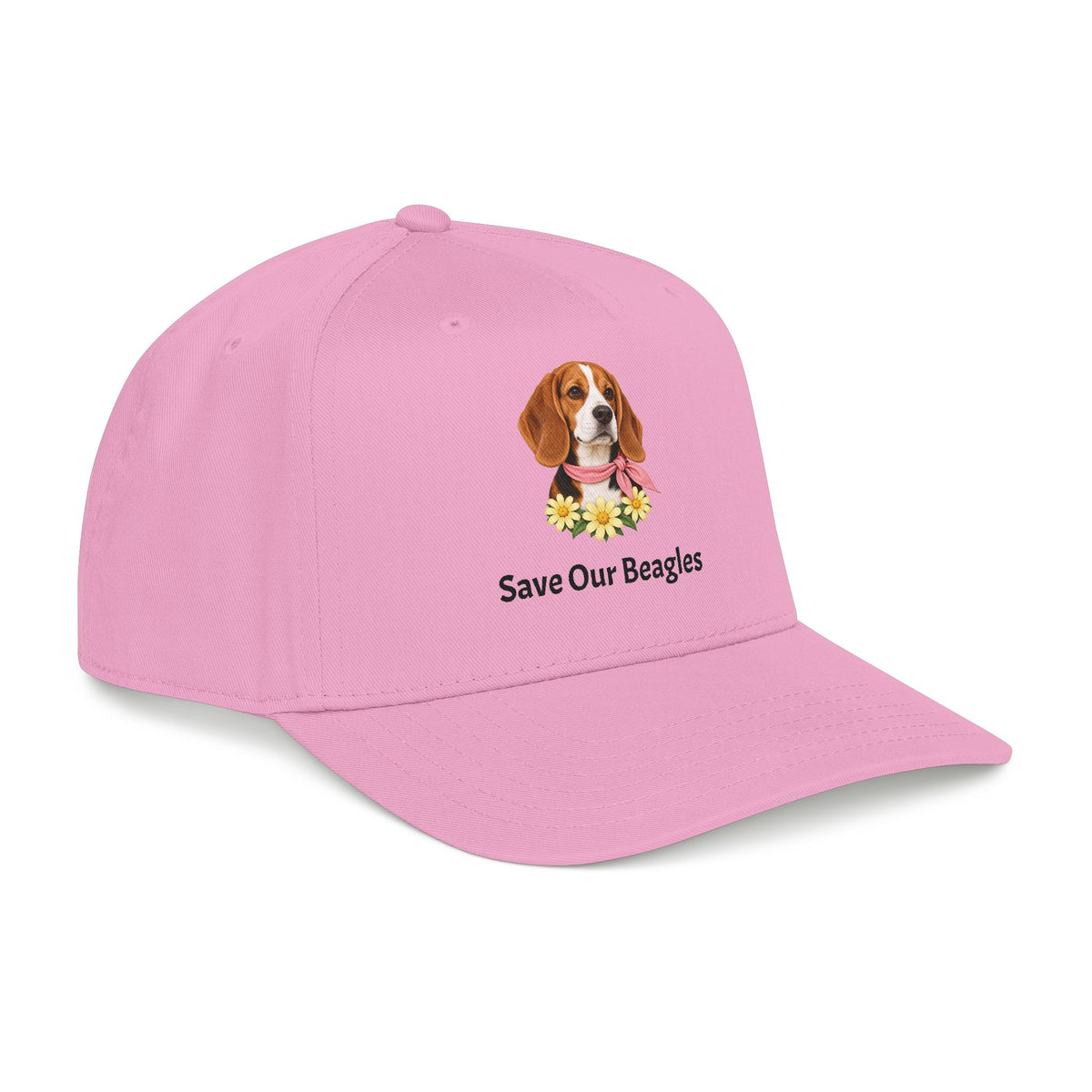 Save Our Beagles — Pink Baseball Cap | Beagle People