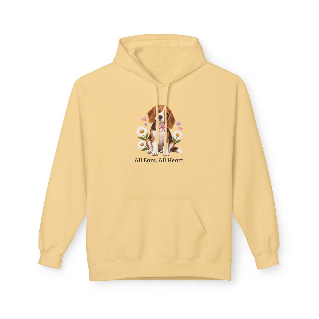 Daisy Darling Beagle — Women’s Softstyle Fleece Hoodie | Beagle People