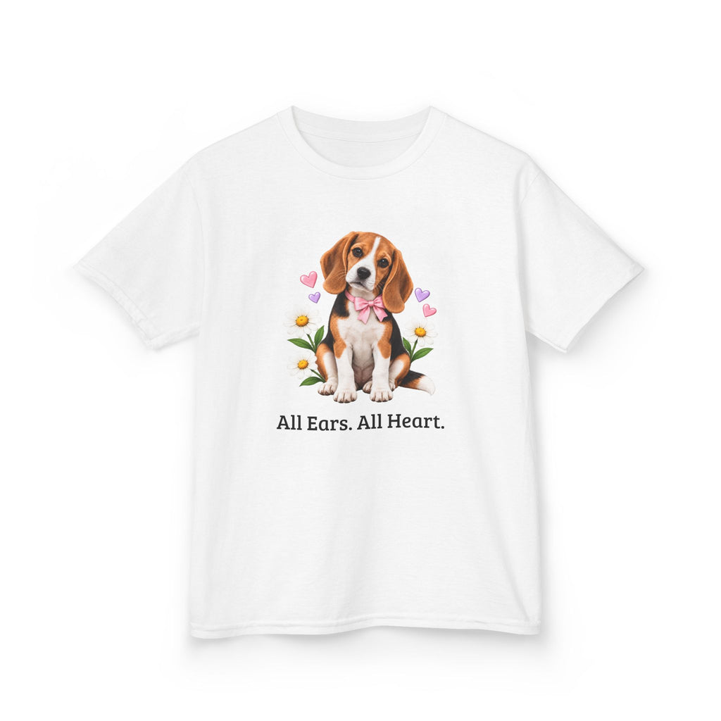 Daisy Darling Beagle — Girls’ Everyday Cotton Tee | Beagle People
