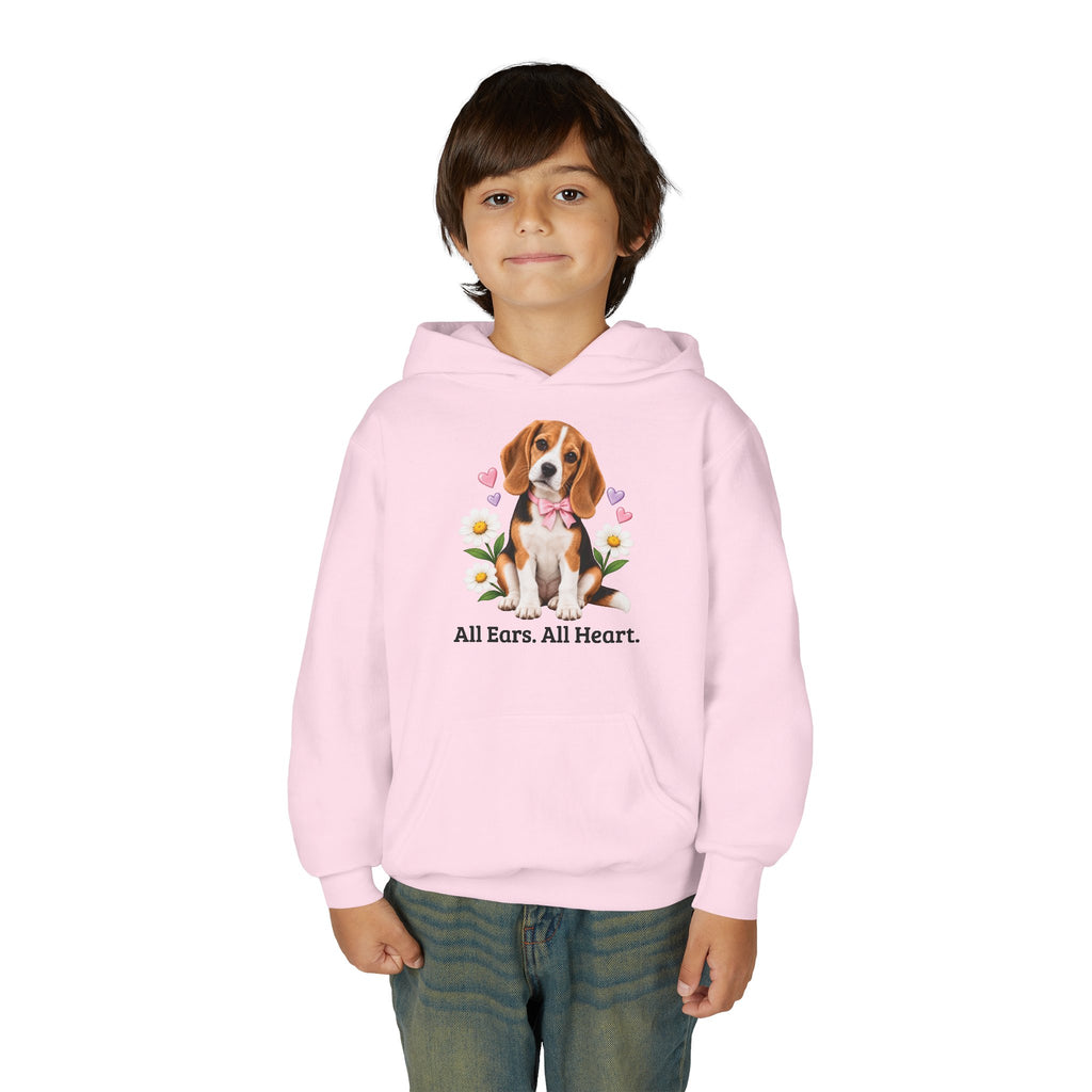 Daisy Darling Beagle — Girls’ Cozy Fleece Hoodie | Beagle People