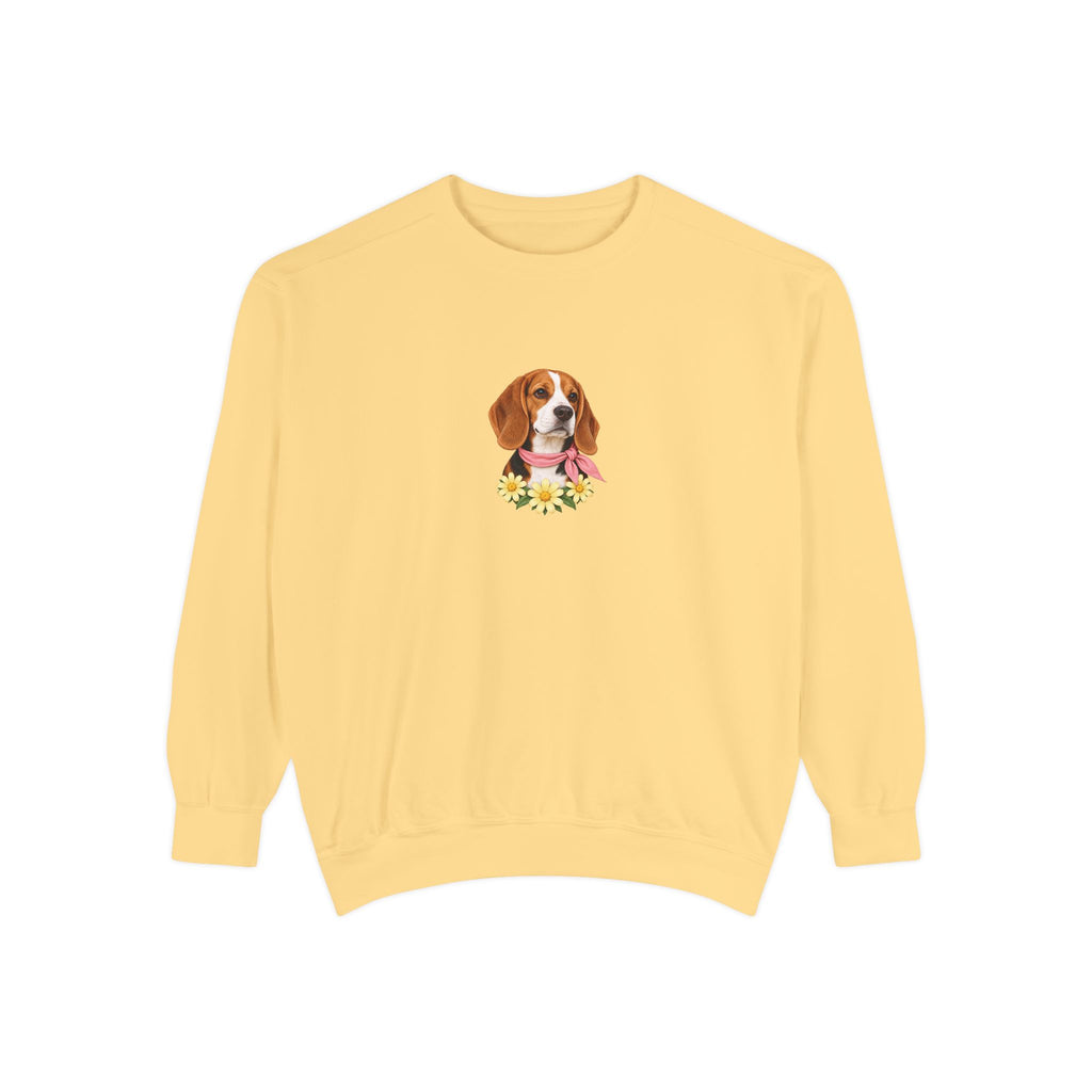 Sunshine Beagle — Premium Cotton-Blend Crewneck | Beagle People