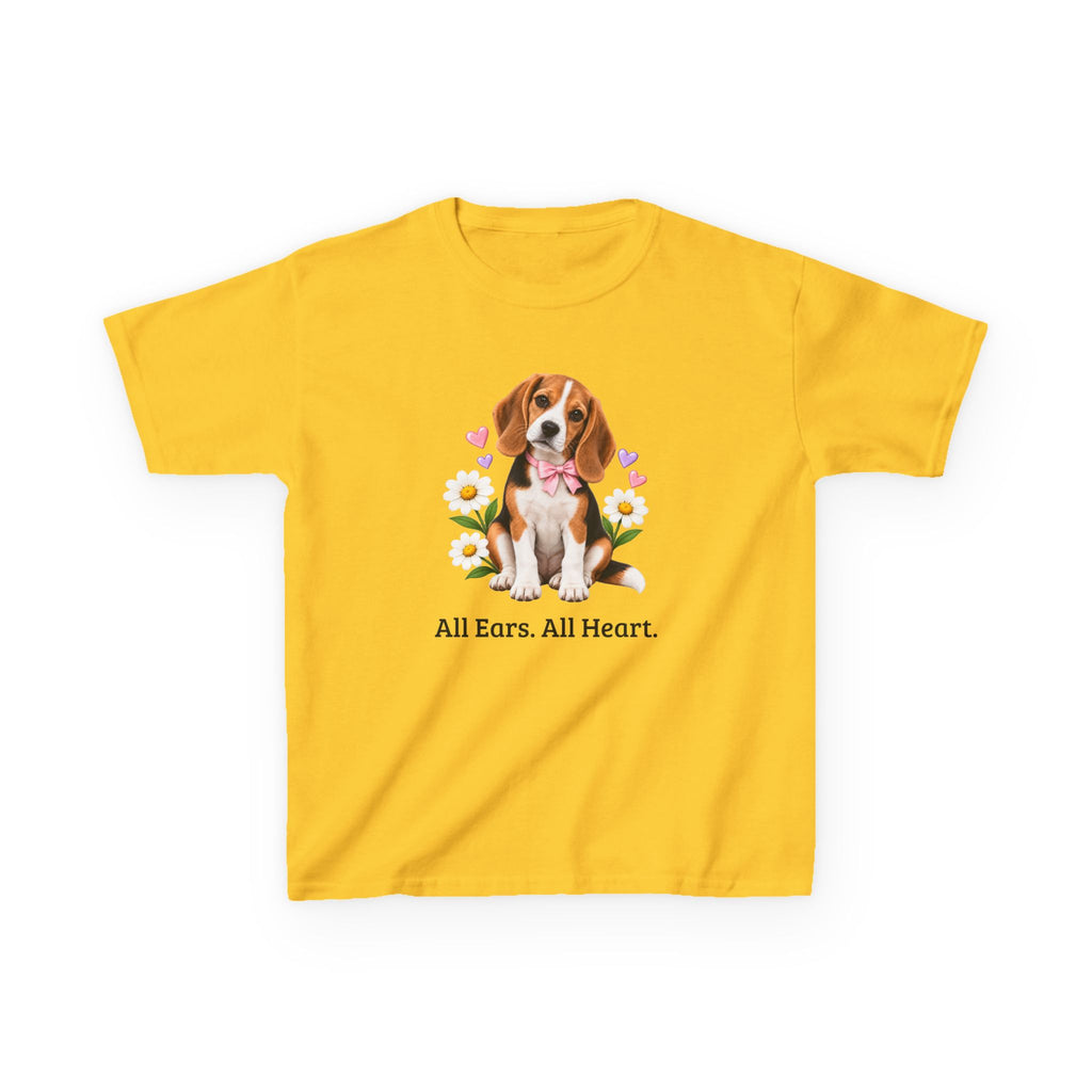 Daisy Darling Beagle — Girls’ Everyday Cotton Tee | Beagle People