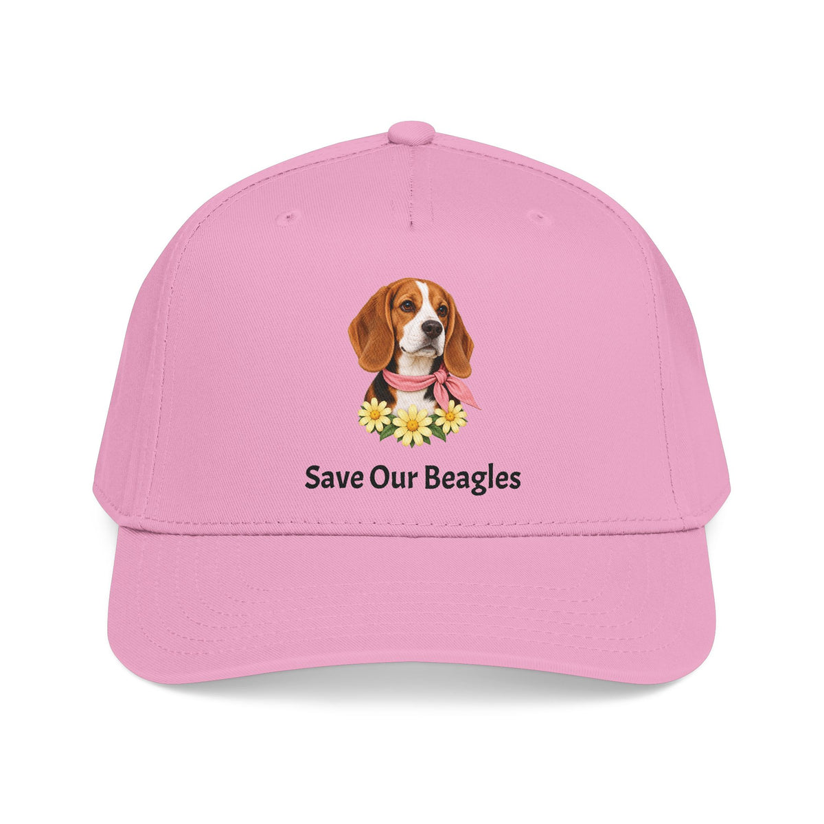 Save Our Beagles — Pink Baseball Cap | Beagle People