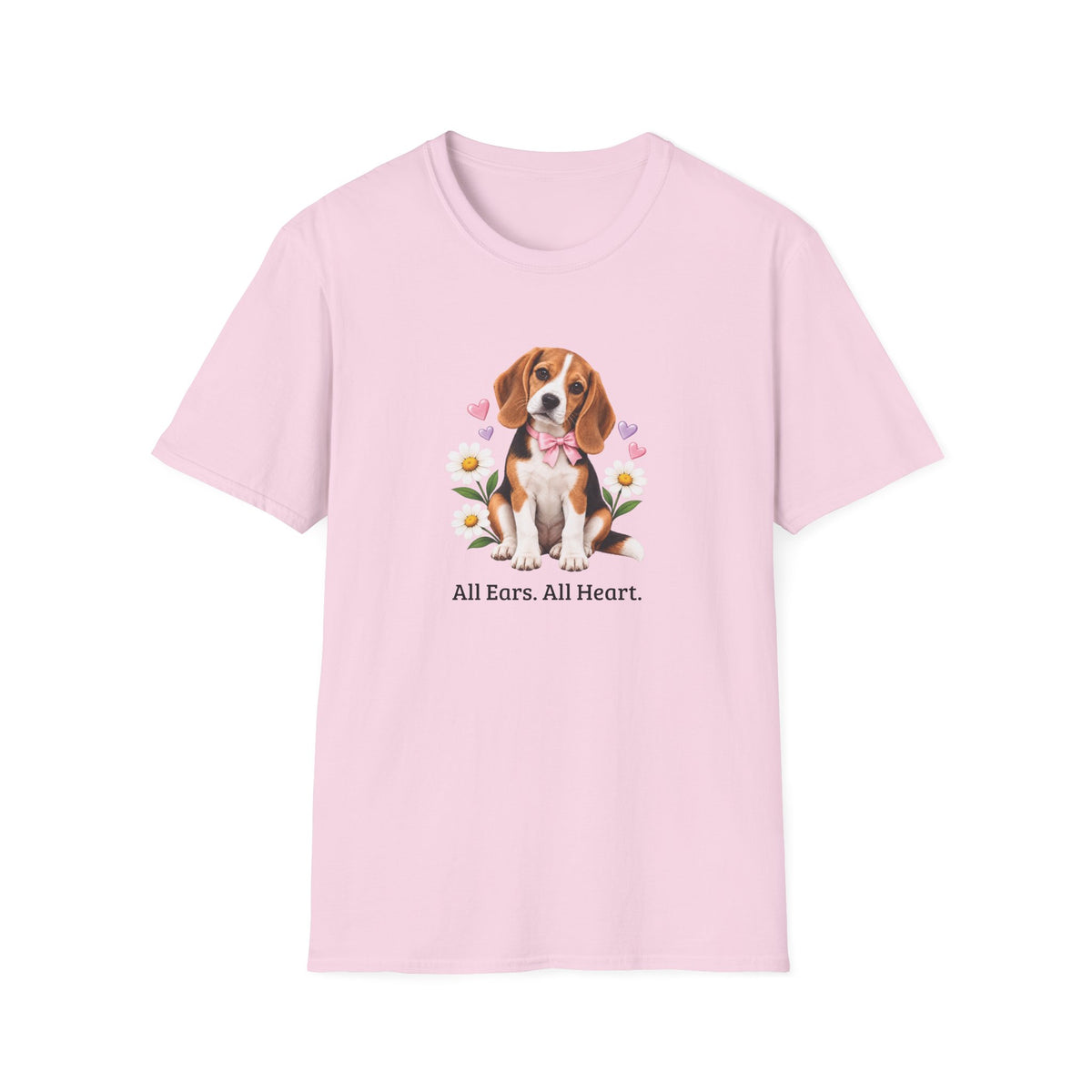 Daisy Darling Beagle — Women’s Softstyle Tee | Beagle People
