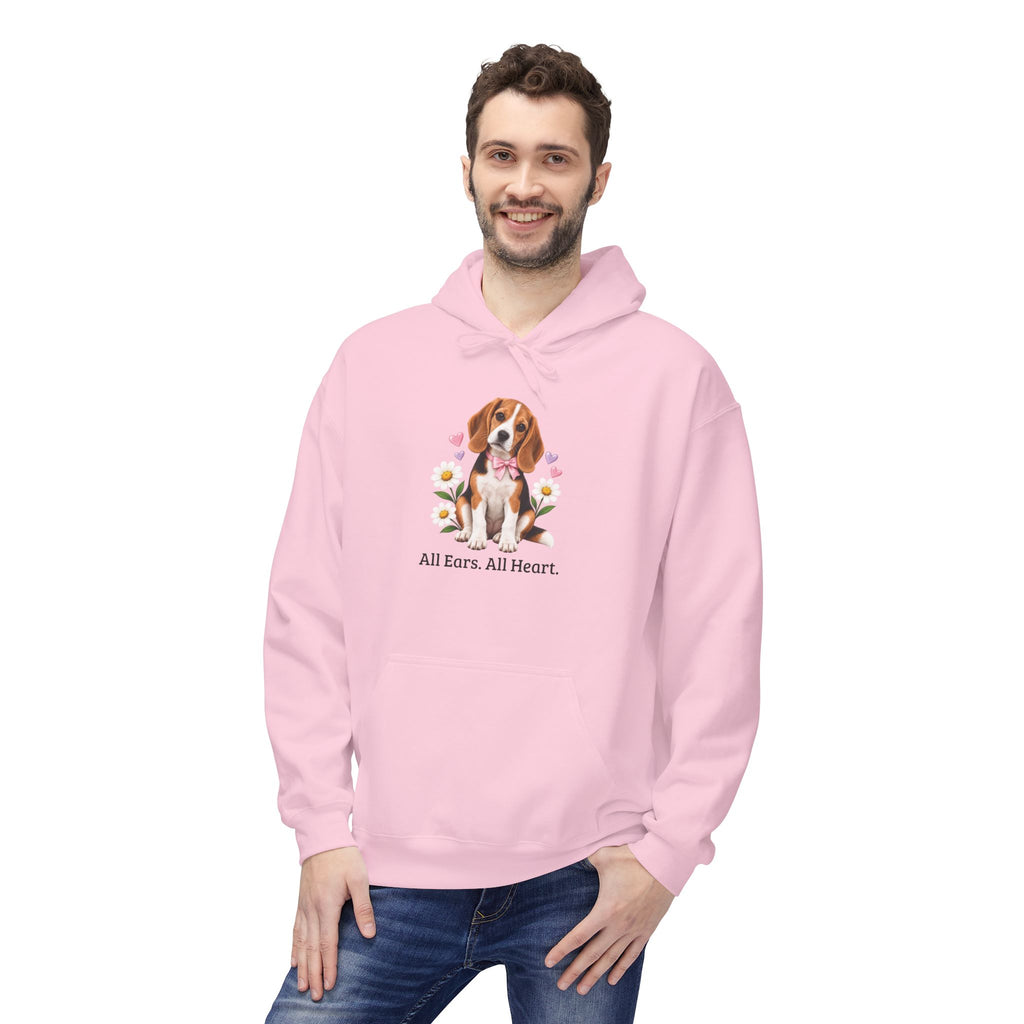 Daisy Darling Beagle — Women’s Softstyle Fleece Hoodie | Beagle People