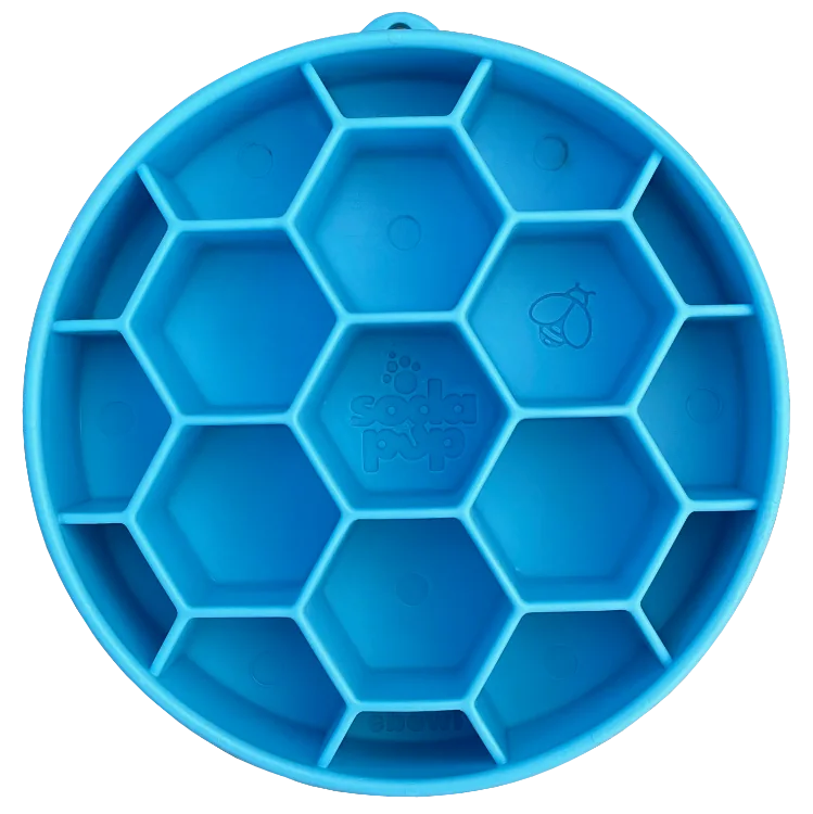 Honeycomb Slow-Feeder Enrichment Bowl for Beagles