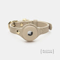 AirTag-Compatible Dog Tracking Collar – Vegan Leather