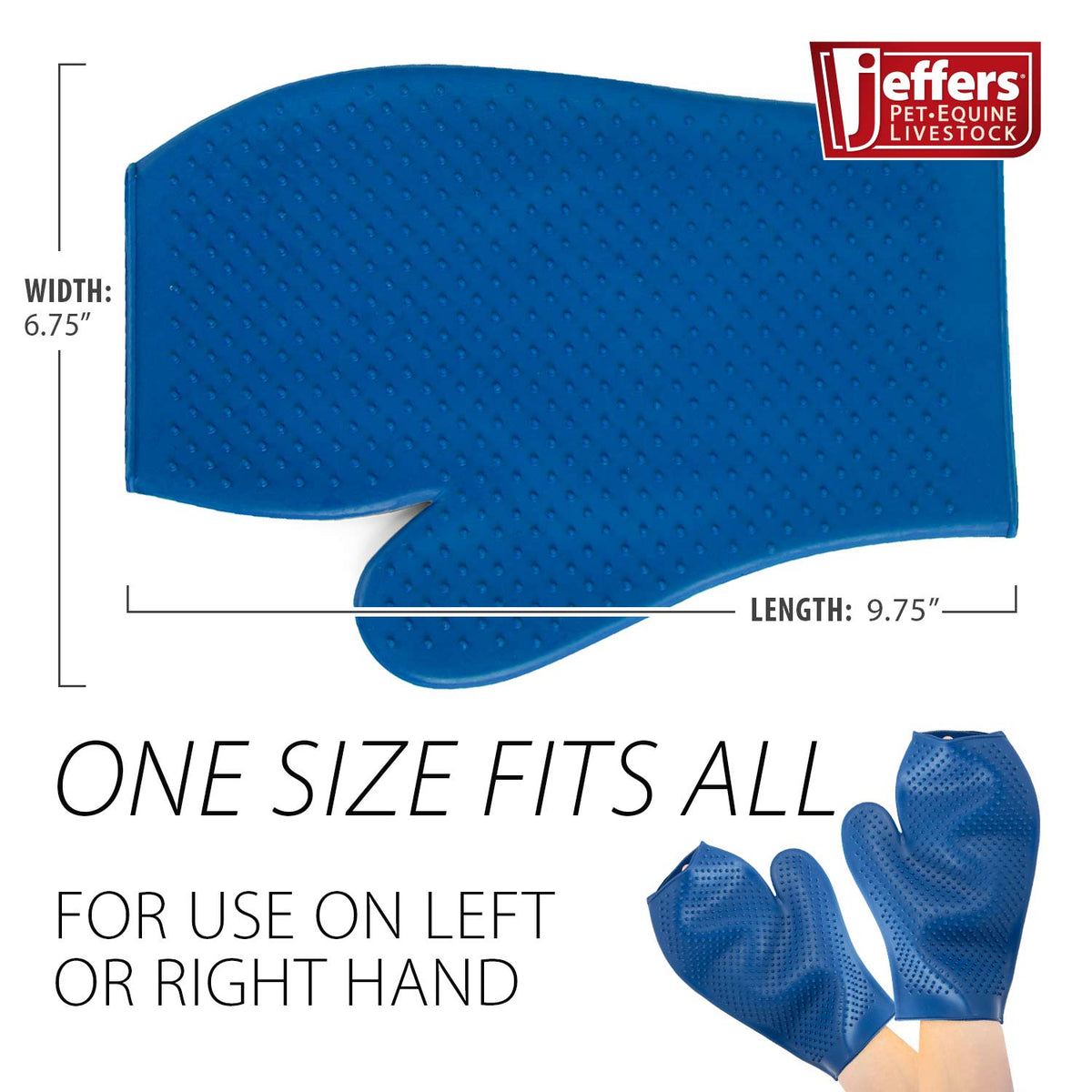 Rubber Grooming Glove for Beagle Shedding