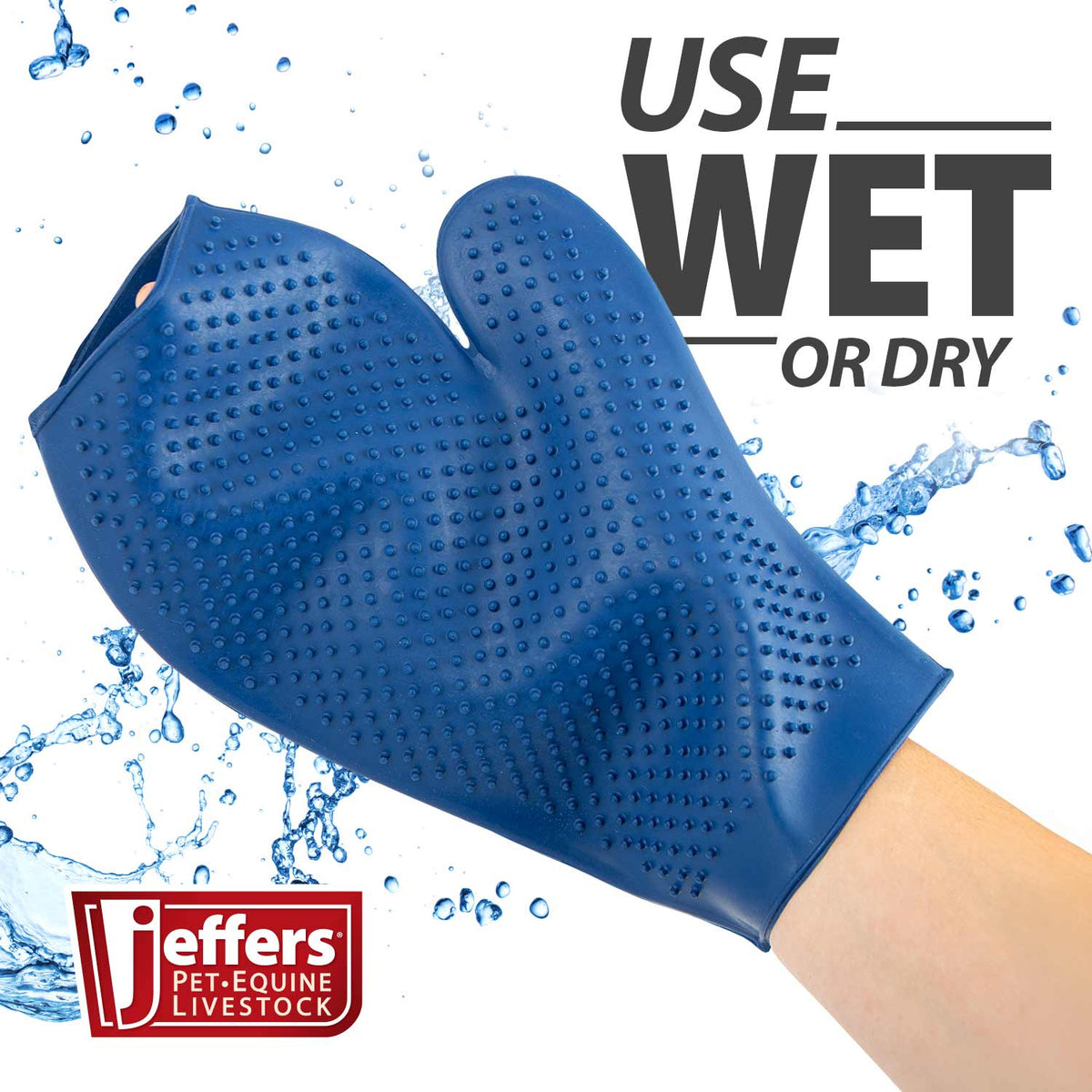 Rubber Grooming Glove for Beagle Shedding